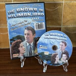 The Snows Of Kilimanjaro DVD Gregory Peck Ava Gardner